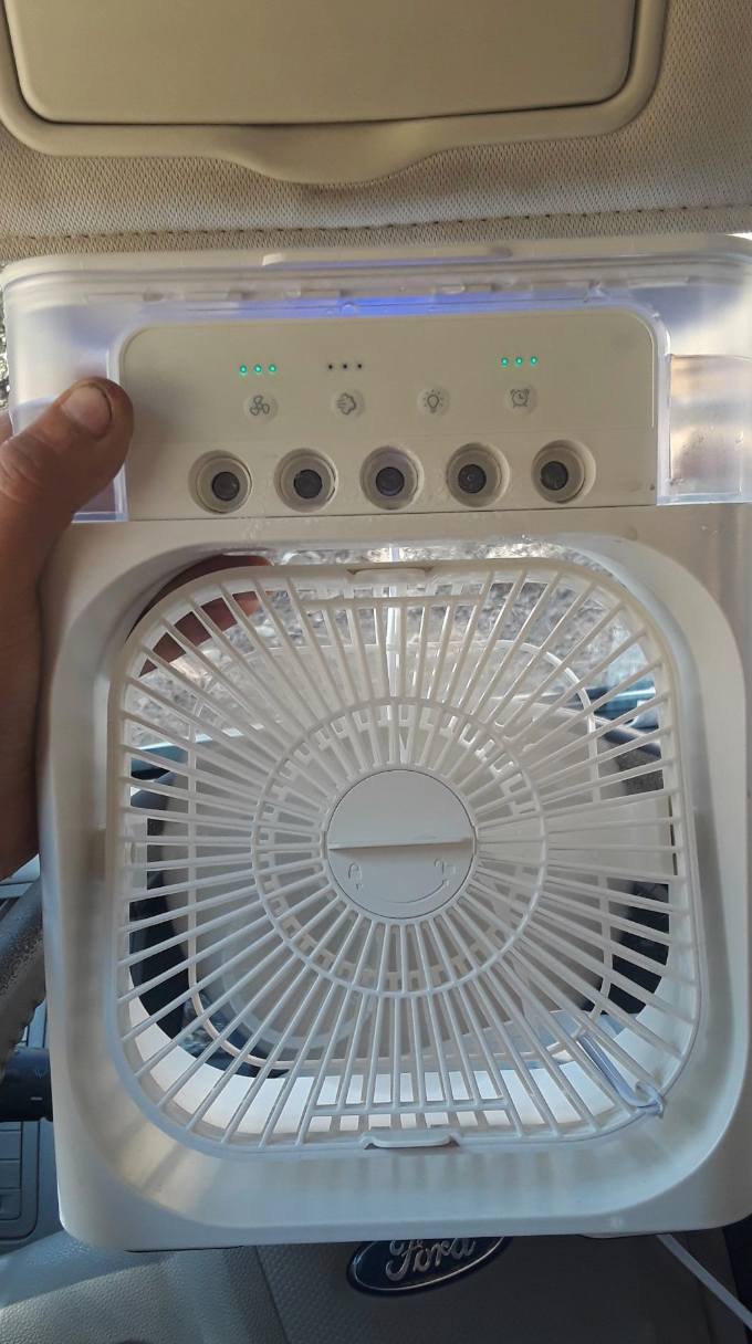 Customer photo - Portable use in car