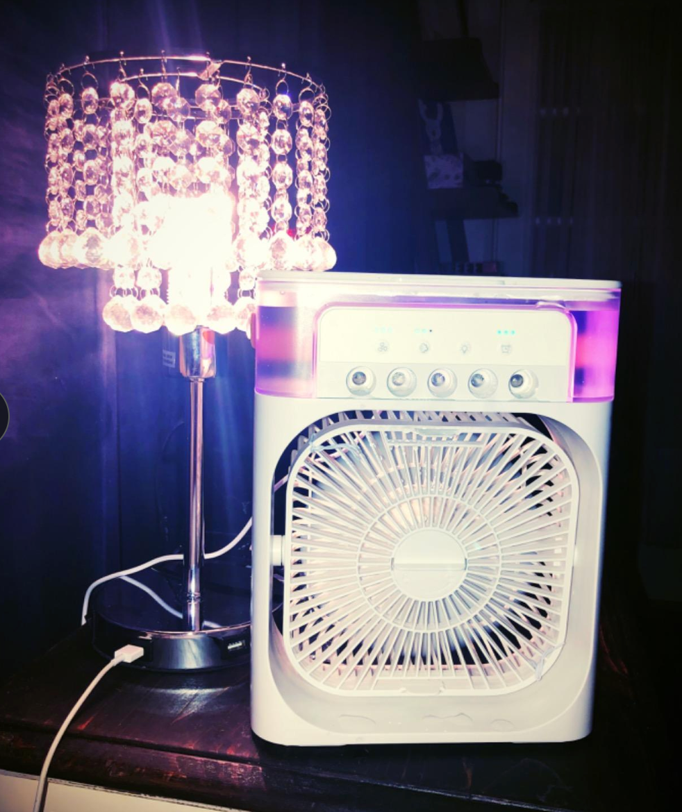 Customer photo - Crystal lamp setup