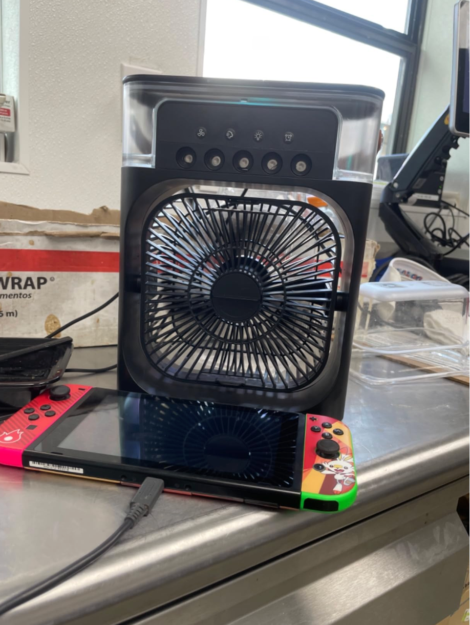 Customer photo - Black unit at work